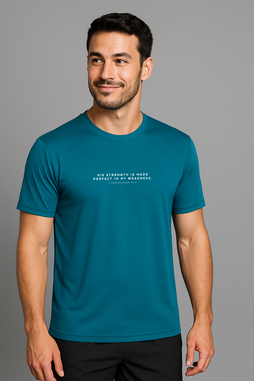 His Strength - Action T-Shirt